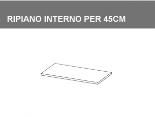 ripiano interno per armadio da 45cm