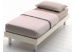 Letto singolo Sommier Doimo Cityline con giroletto Vip