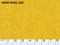 Tessuto Nord Wool colore 502 Golden Apricot, 70% lana, 30% poliestere. Colore Pantone 14-1041