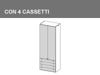 colonna 4 cassetti