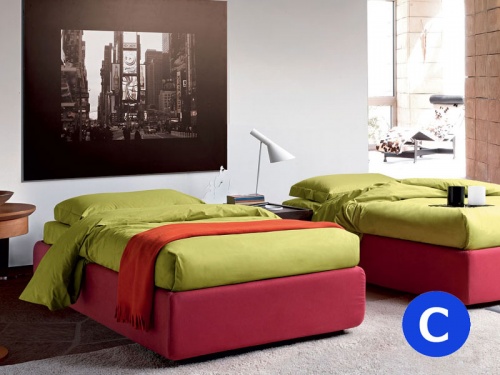 Letto Sommier contenitore singolo