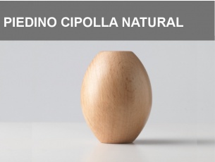 Piedino a cipolla h.11cm, colore Naturale