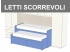 Coppia di letti scorrevoli