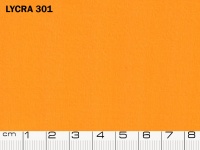 Tessuto Lycra 301 Bright Marigold, 80% Poliammidica, 20% Elastan. Colore Pantone 15-1164