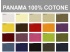 Campionario tessuto Panama 100% cotone