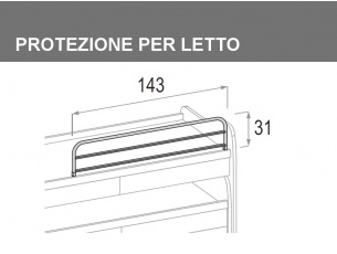 protezione per letto