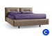 Letto matrimoniale contenitore dalle forme classiche Noctis Phill in tessuto Sauvage 603