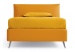 Letto piazza e mezza contenitore imbottito Noctis London in ecopelle Mover Orange