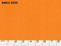 Tessuto Smile colore 9255 Orange, 100% poliestere. Colore Pantone 15-1150