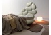 Letto imbottito Noctis Stones con rete a doghe e contenitore