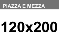 Materasso in lattice da una piazza e mezza Bios 5 di Ennerev da 120x200cm h17