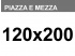 Materasso memory da una piazza e mezza Ennerev Bodypure Pro da 120x200cm