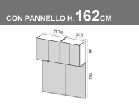 Ponte con pannello h.162