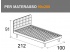 Letto singolo Doimo Cityline Tender con rete da 90x200cm