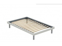 Letto Sommier da 120cm con rete a doghe e giroletto chat