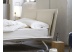 Letto Kenny di Noctis imbottito in tessuto Manhattan 400 con la testata formata da due innovativi cuscini in memory foam