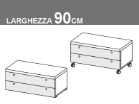 larghezza 90cm