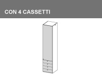 colonna 4 cassetti