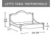 Schema misure del letto matrimoniale Scandola Tabià