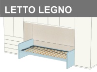 Letti in legno