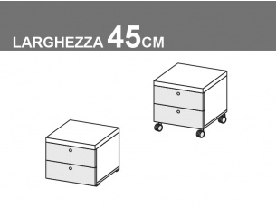 larghezza 45cm