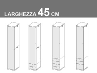 Larghezza 45cm