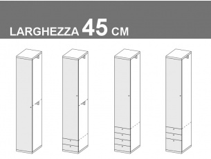 Larghezza 45cm