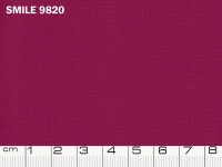 Tessuto Smile colore 9820 Fuchsia Cream, 100% poliestere. Colore Pantone 19-2431