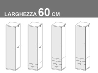 Larghezza 60cm